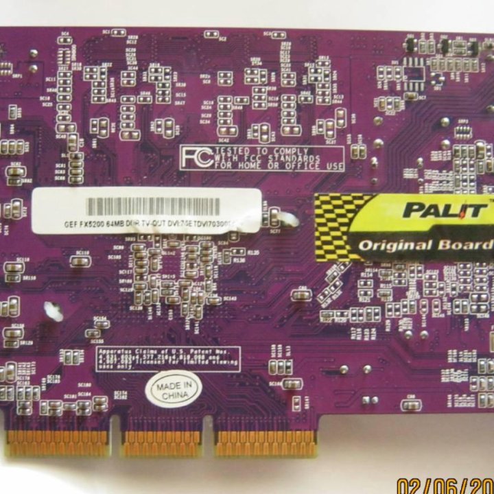 Видеокарта Palit GeF FX 5200 64mb