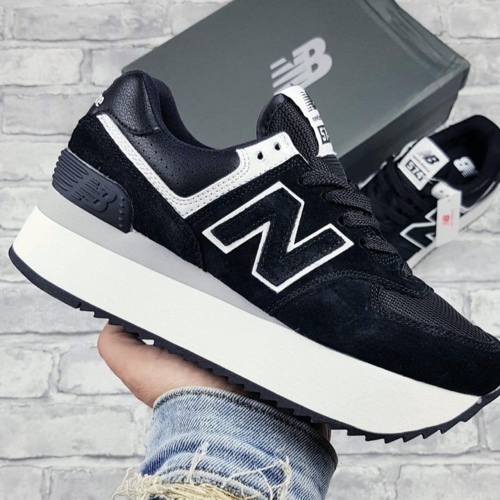 Женские кроссовки на платформе New Balance 574 ✔️