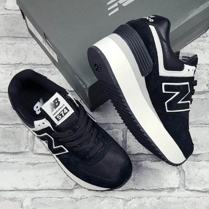 Женские кроссовки на платформе New Balance 574 ✔️