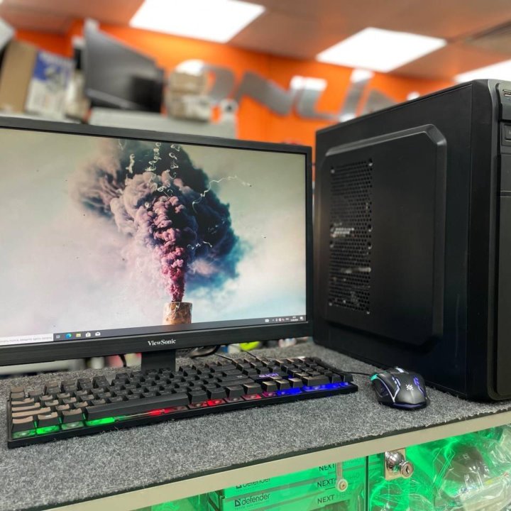 Гарантия год!ПК для офиса! G4400,8Гб,SSD+22