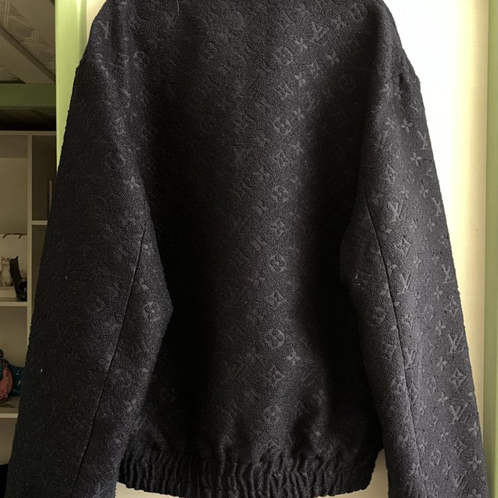 LV Monogram Wool Bouclette Zipped Blouson jacket