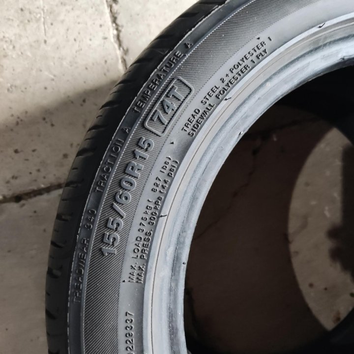 KUMHO 155/60 R 15 лето 2шт