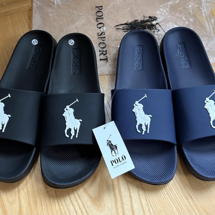 Шлепанцы Polo Ralph Lauren, 44р, черные