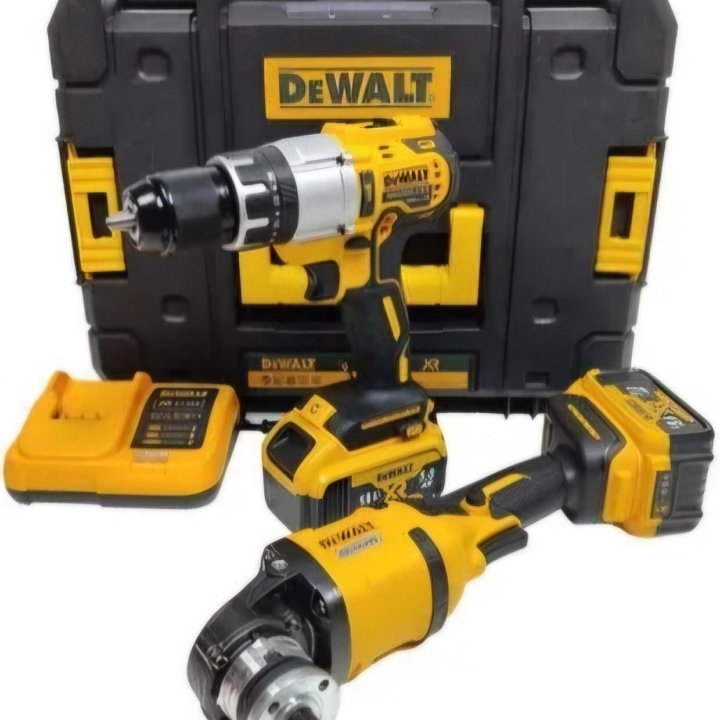 Набор 2в1 DeWalt ушм+ шуруповерт