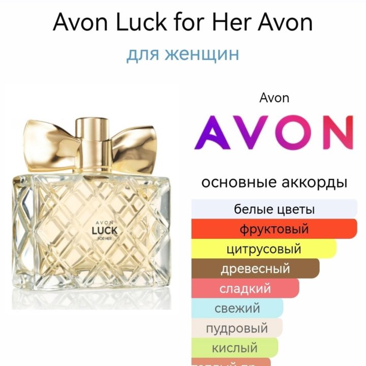 Парфюмерная вода Avon luck