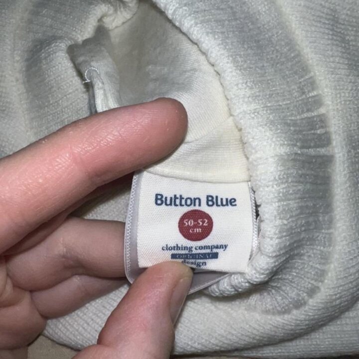 Шапка шлем Button blue