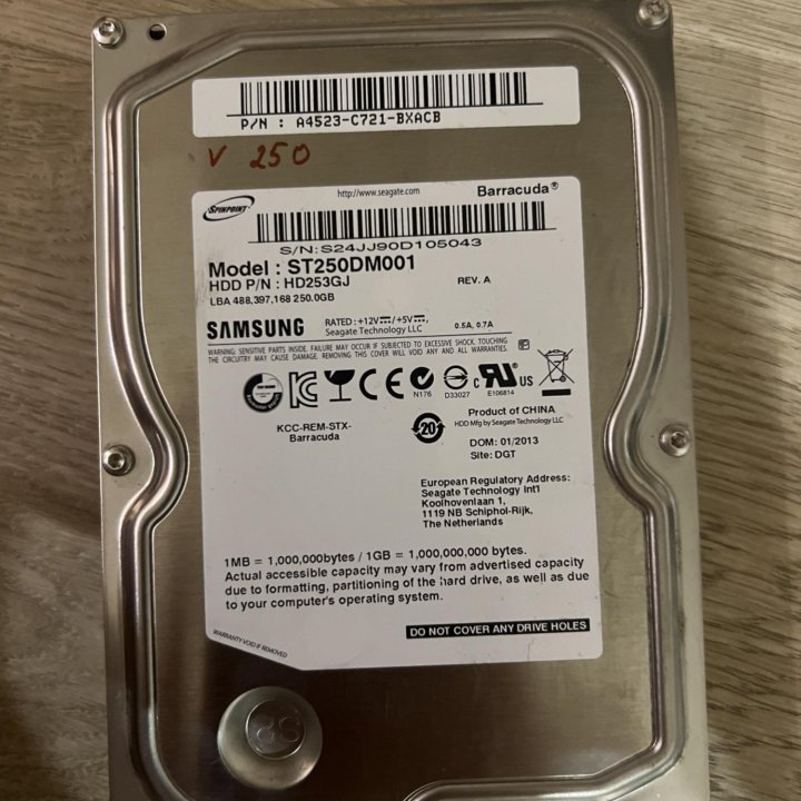 Жесткий диск Samsung 250 Gb