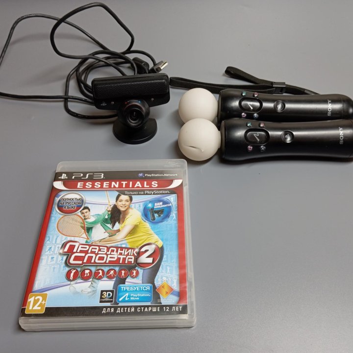 PS Move+PS камера+Праздник Спорта 2 ps3/ps4