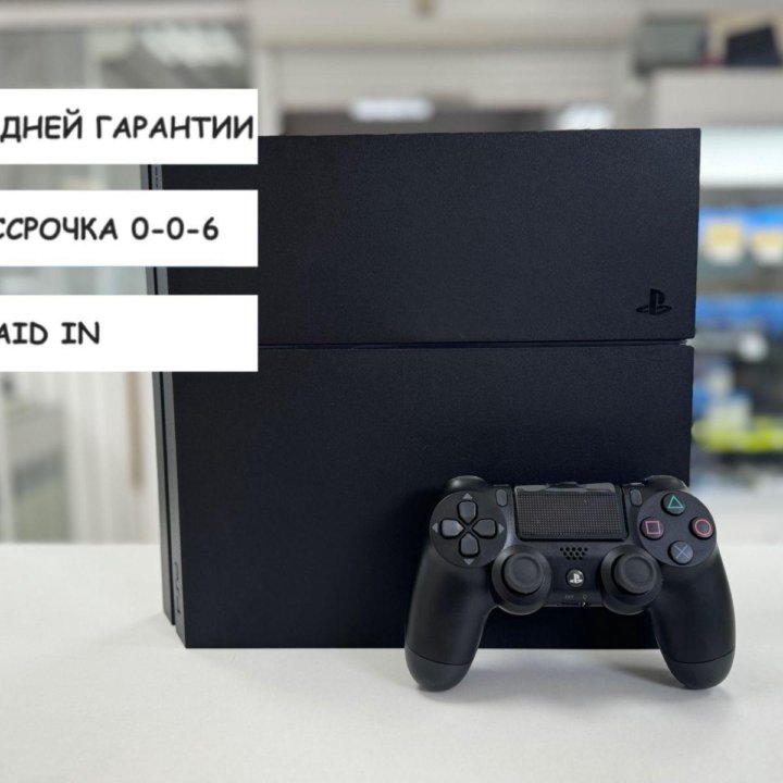 Playstation 4 + 1 геймпад + гарантия