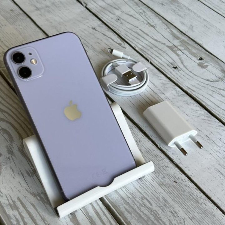 iPhone 11 128gb (violet) - идеальный