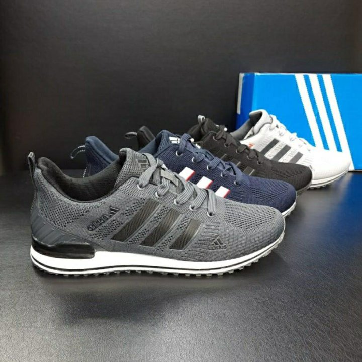 Кроссовки Adidas дышащие артикул 9066 графит