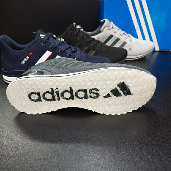 Кроссовки Adidas дышащие артикул 9066 графит