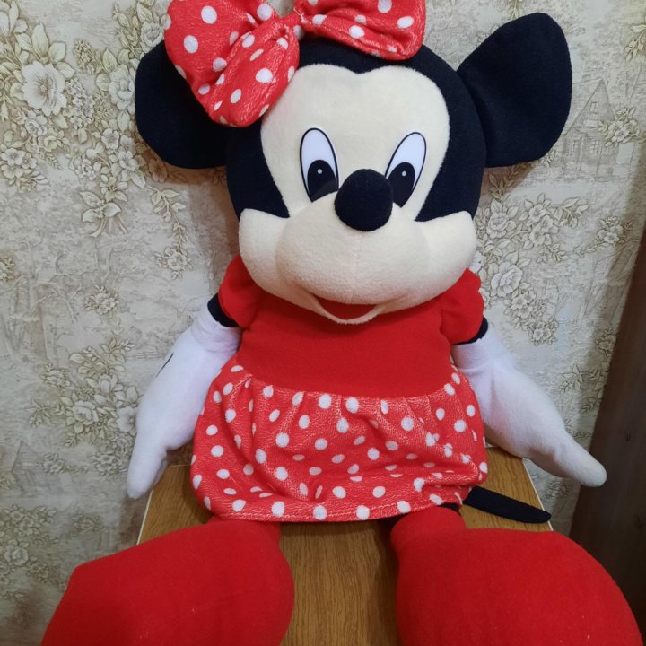 Мягкая игрушка Минни Маус Minnie Mouse 60 см