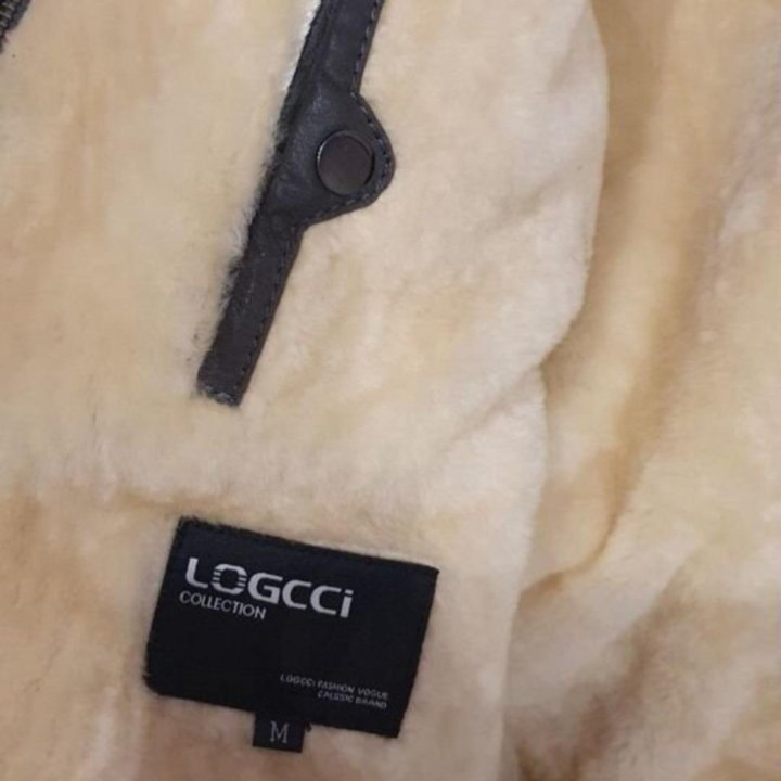 Дубленка со съемным капюшоном(Пилот)