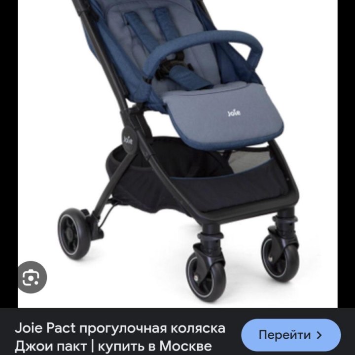 Коляска Joie pact синий