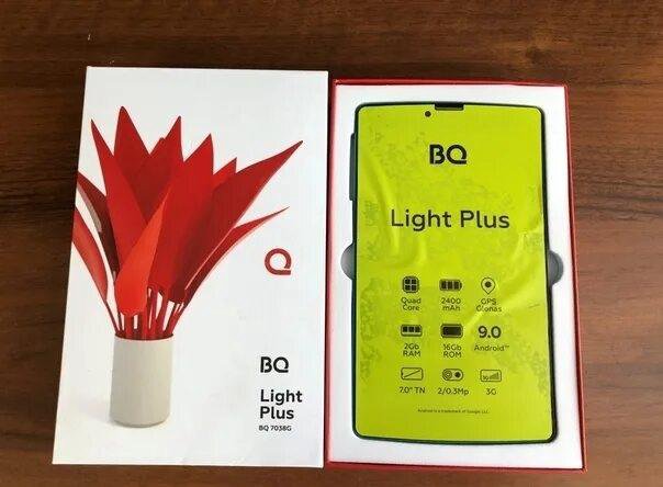 Планшет BQ Light Plus