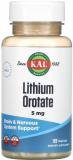 KAL Lithium Orotate 5 мг (Литий оротат) 120 капсул