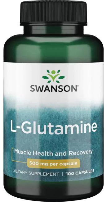 Swanson L-Glutamine 500 mg 100 капсул