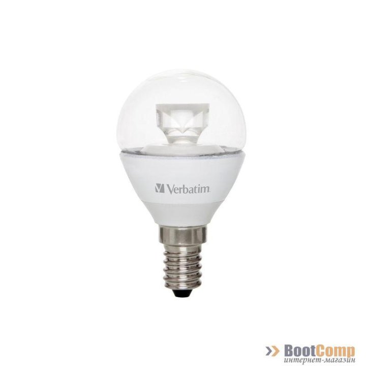 Лампа Verbatim LED Mini Globe E14 5.0W 2700K WW 330LM Clear