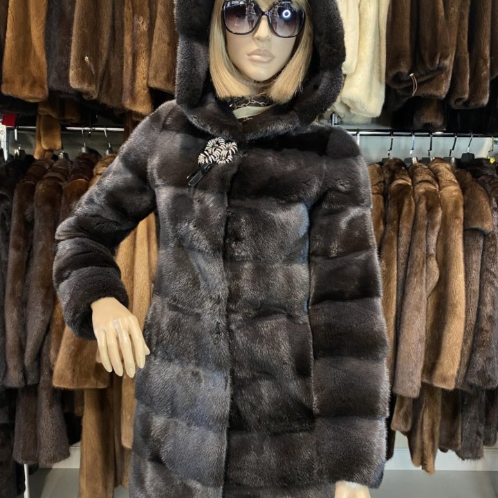 Phillano. Kopenhagen Fur. Стильная шуба из норки 40-42 р.