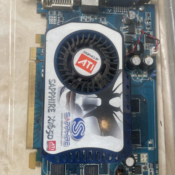 Видеокарта Radeon sapfire x1650