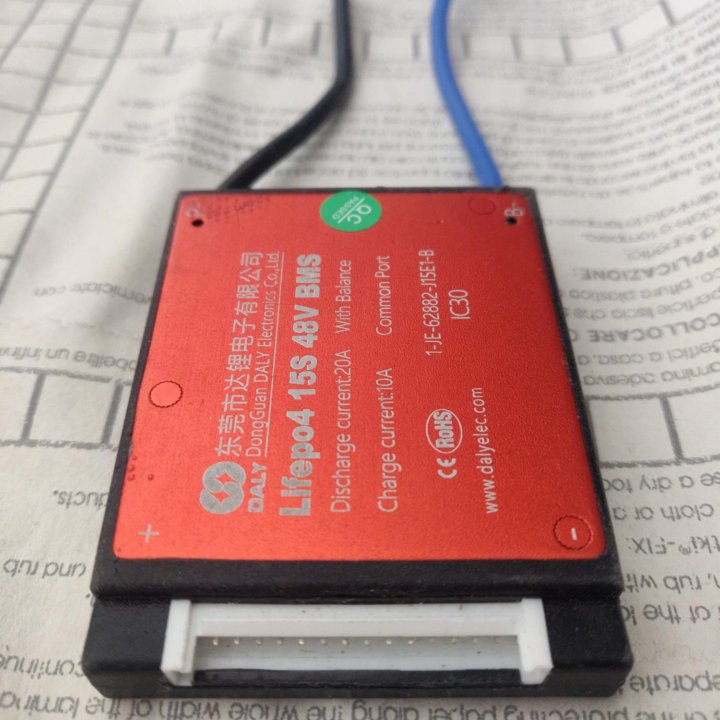 BMS 15s lifepo4 48V 20А