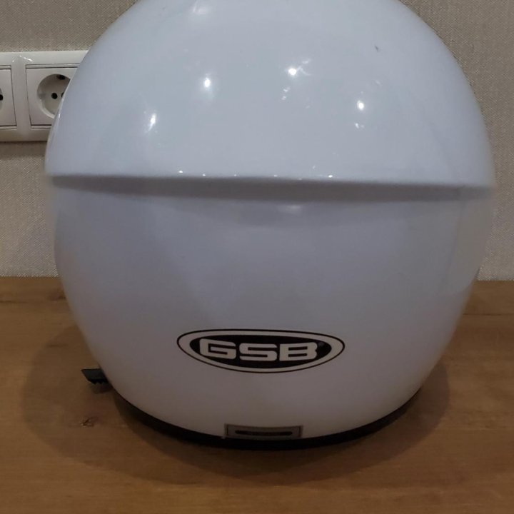 Шлем мотоциклетный GSB G-349 WHITE GLOSSY