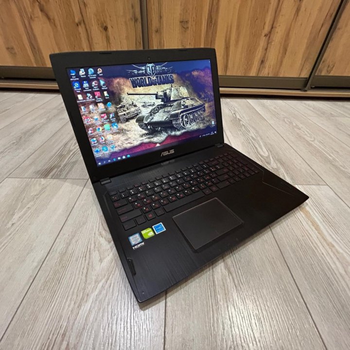 ГЕЙМЕРСКИЙ ASUS FX60VM6300 (I5-6300HQ+GTX1060 3GB)