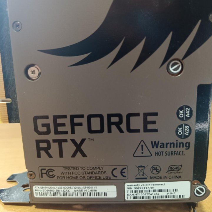 Видеокарта rtx 3080 10 гб