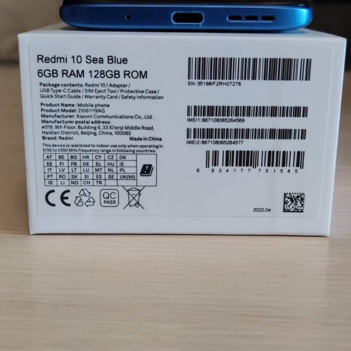 Продам Redmi 10 6/128