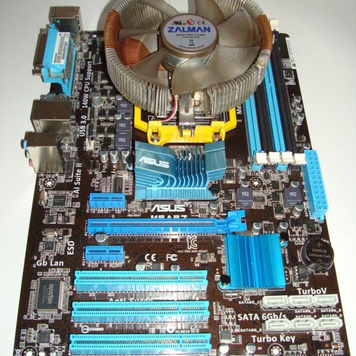 Мат. плата asus M5A87+Проц. AMD Phenom ll x6 1055t