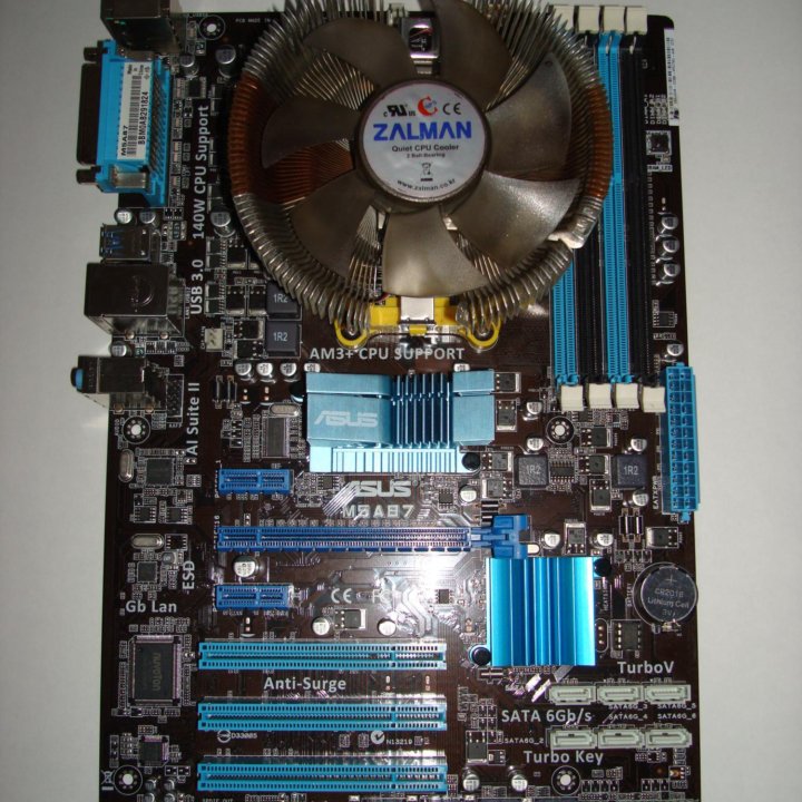 Мат. плата asus M5A87+Проц. AMD Phenom ll x6 1055t