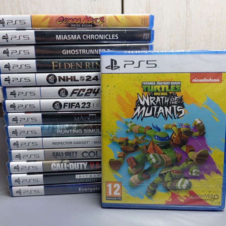 TMNT Wrath of the Mutants PS5 (Новый)