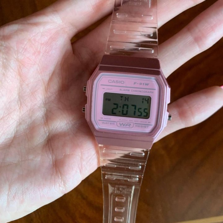 часы женские Casio F-91WS-4E