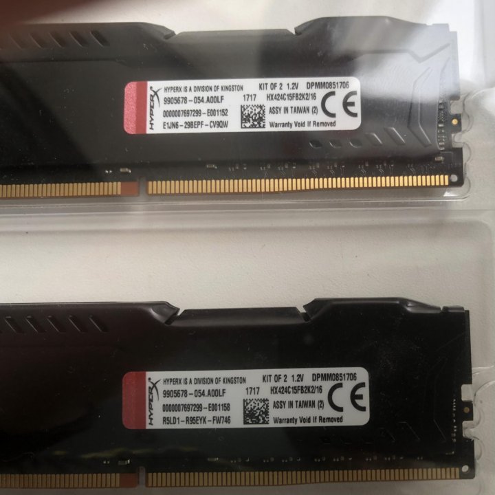 Оперативная память ddr4 hyperx fury 16gb