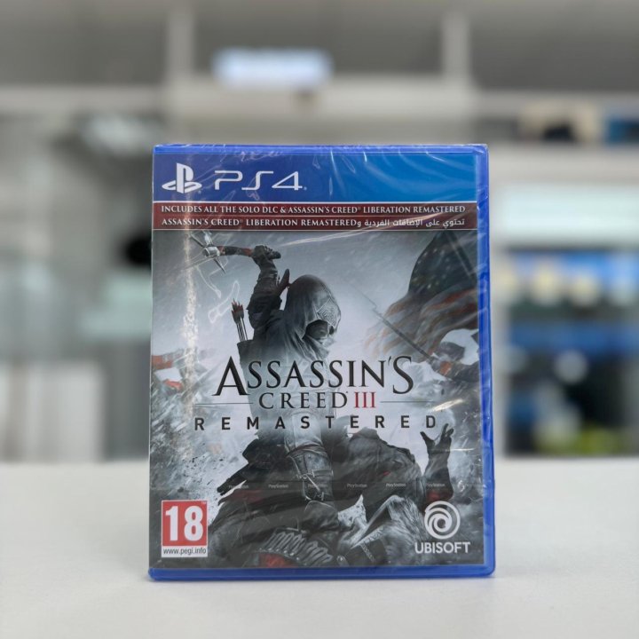 Assasin Creed 3: Remastered [PS4, рус, Новый]