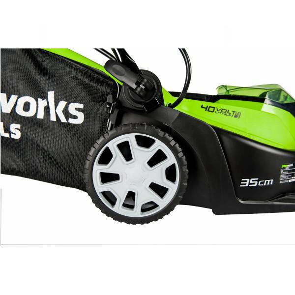 Газонокосилка аккумуляторная Greenworks G40LM35 40В (2501907) (Без акб/зу)