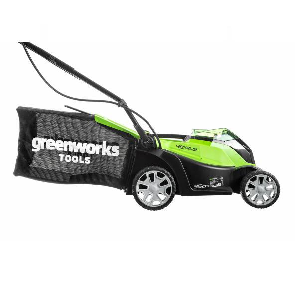 Газонокосилка аккумуляторная Greenworks G40LM35 40В (2501907) (Без акб/зу)