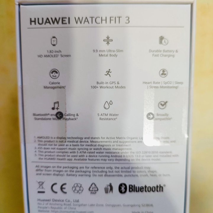 Huawei watch fit 3 (новые)