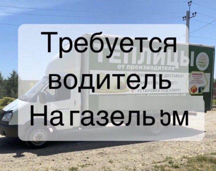 Водитель на газель