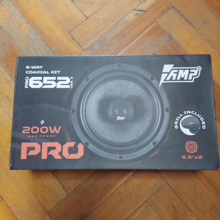 Два AMP новых динамика 652PRO ver.3 200W