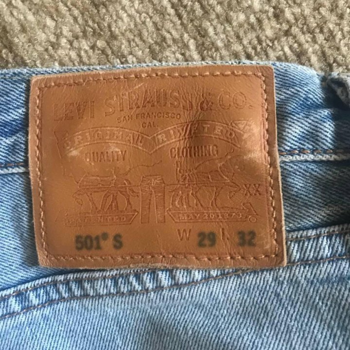 Мужские джинсы Levi's 501 29х32 оригинальные