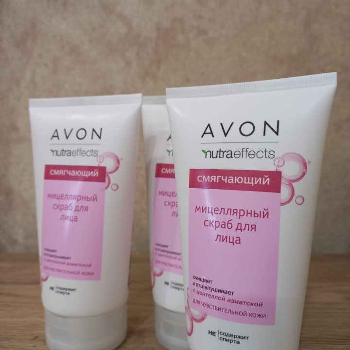 Мицелярный скраб Avon