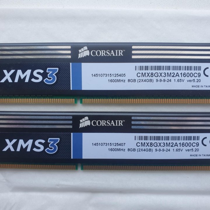 Оперативная память ddr3 Corsair XMS 1600MHz