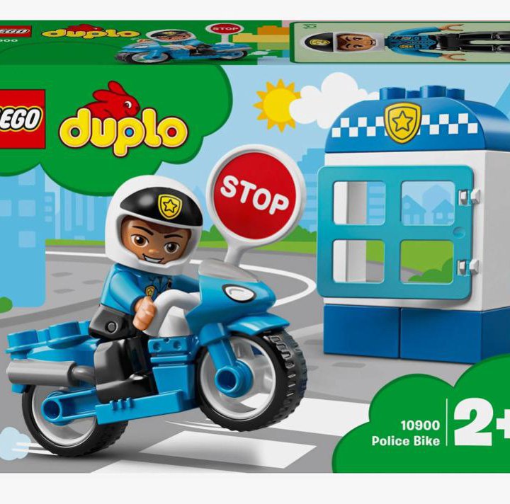 Лего Дупло LEGO DUPLO Town Полицейский мотоцикл