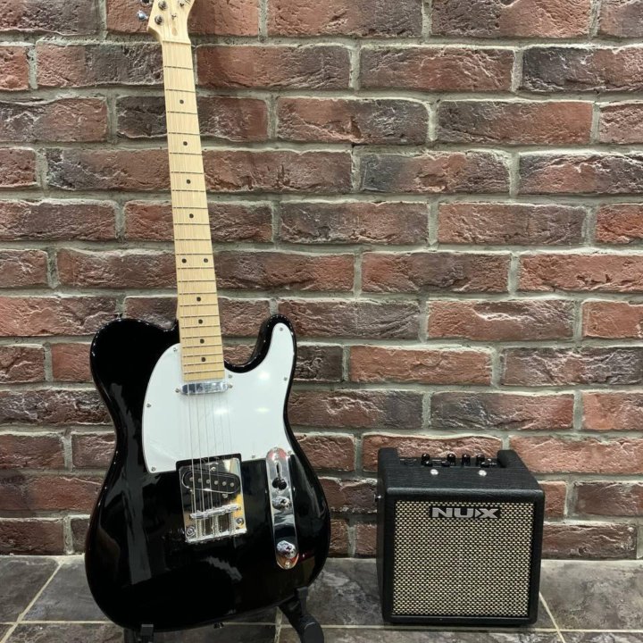 Электрогитара Telecaster + Комбик NUX MK-2