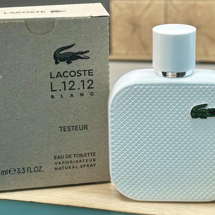 Мужские духи Lacoste L.12.12 Blanc 100 мл.