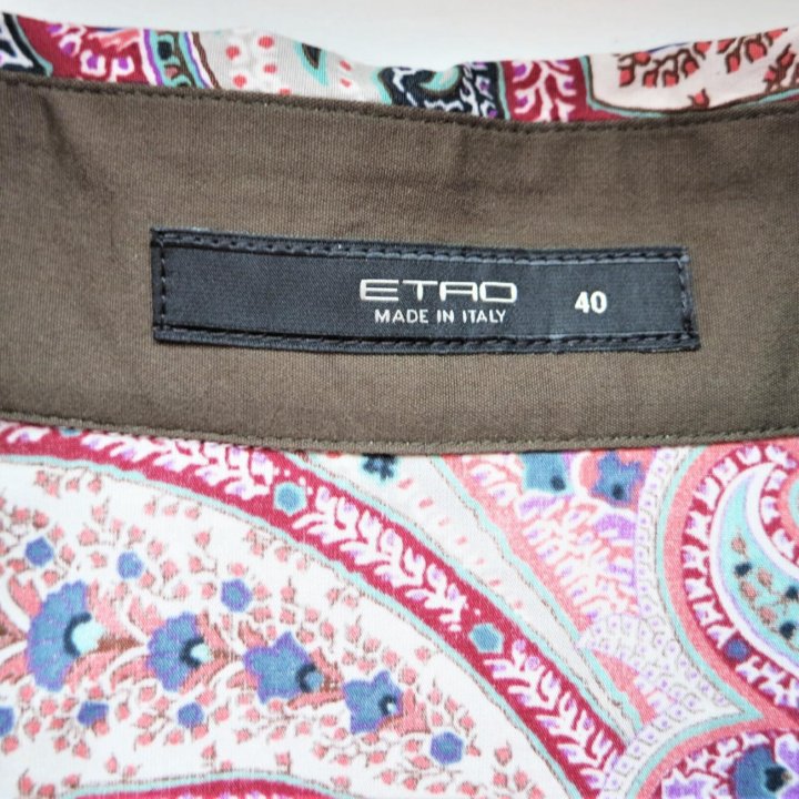 Etro 2 стильных рубашки, принт пейсли, оригинал