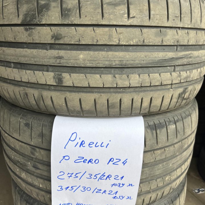 275 35 21 и 315 30 21 Pirelli P Zero PZ4 лето