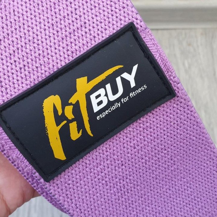 НОВАЯ широкая тканевая фитнес резинка FitBuy 14 кг